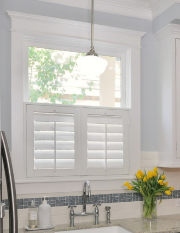 Polywood shutters in a kitchen