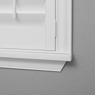 Z-Frame shutter corner with Sill Piece
